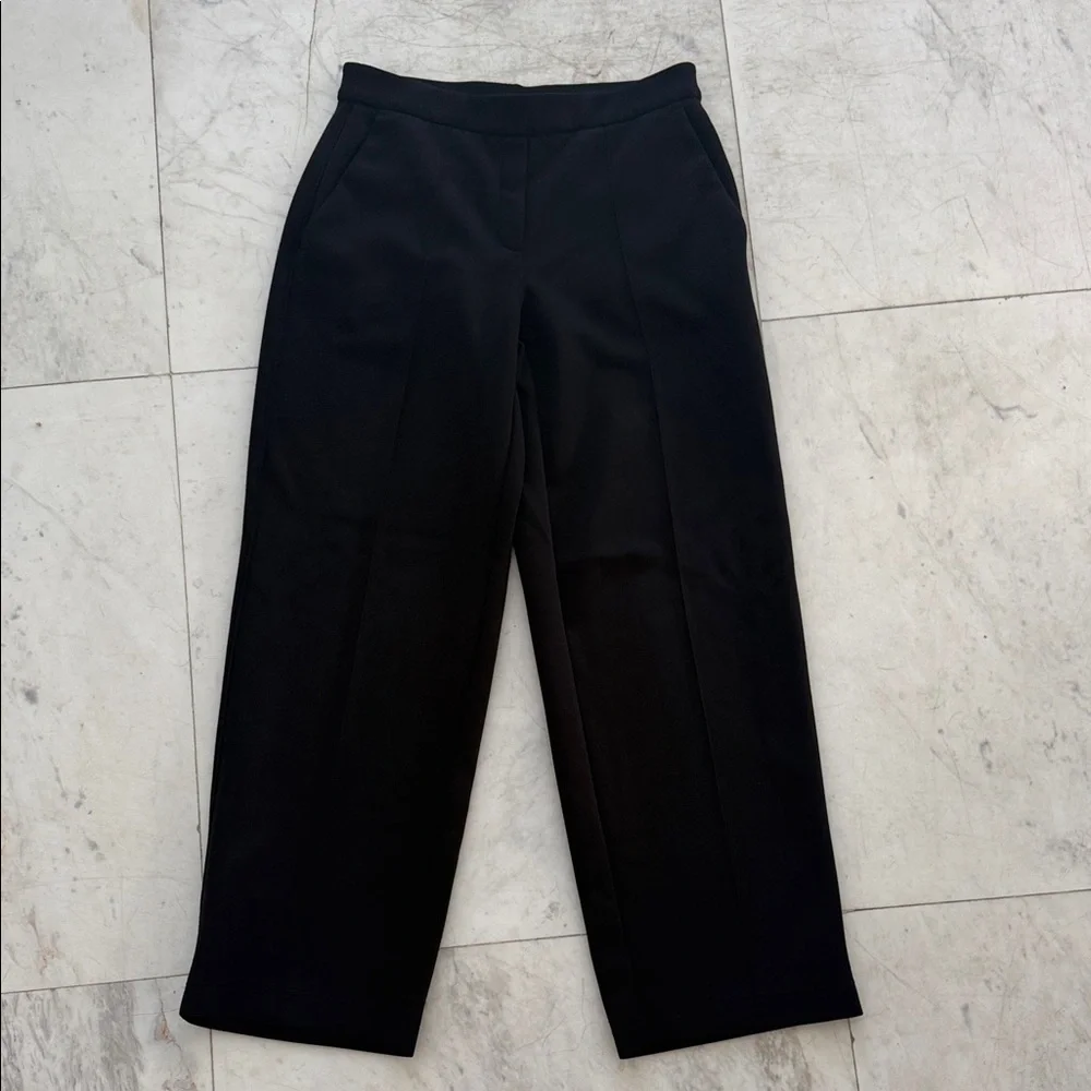 Christian Siriano Black Tailored Wide Trousers - Picture 1 of 3